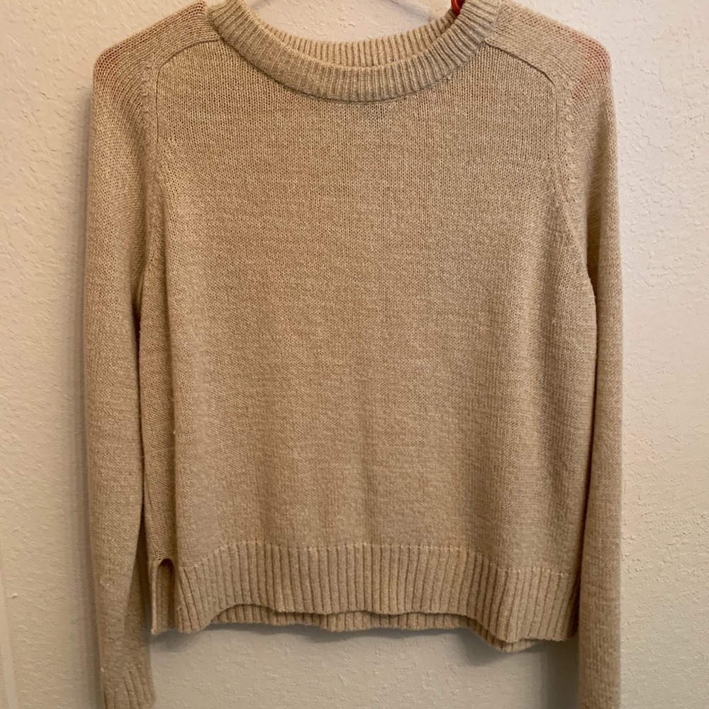 Adorable tan sweater
